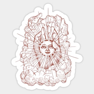 The Idiot Sun Sticker